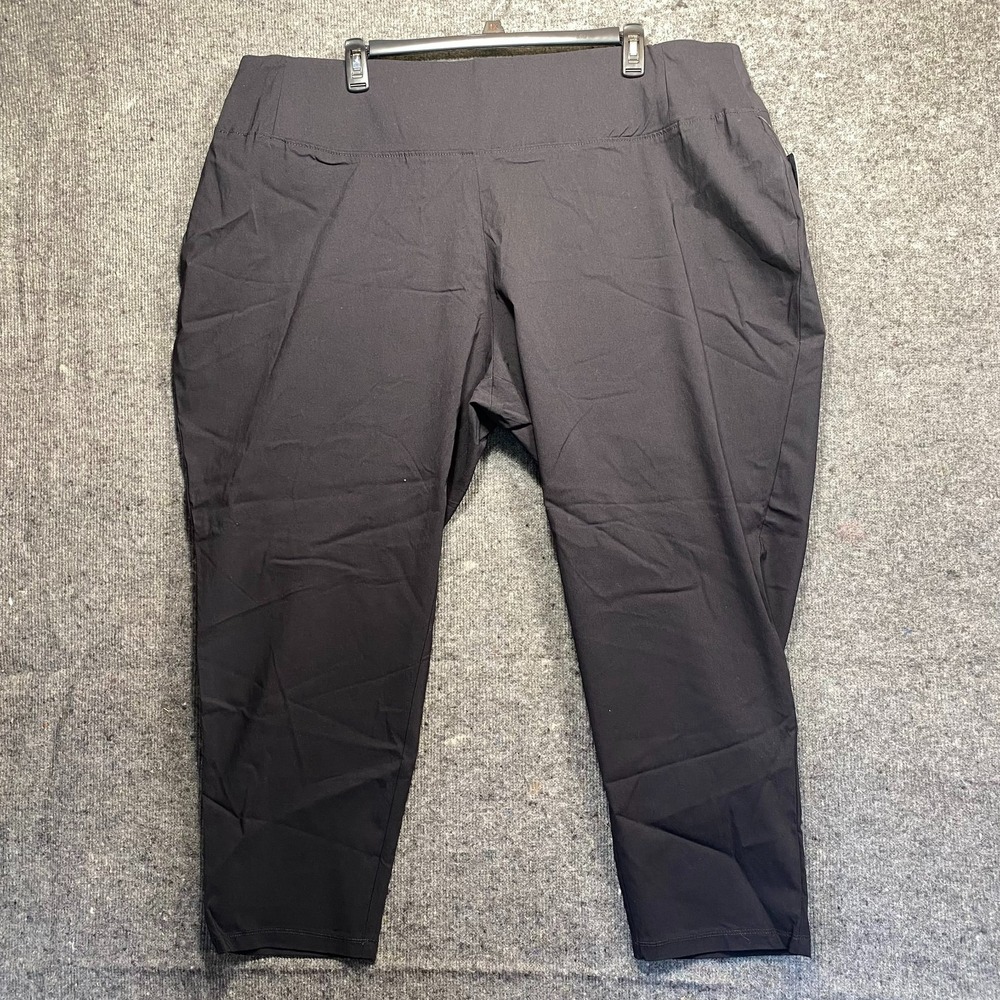 NWT Worthington Size 30W Short Black Pull On Skinny Pants Secretly Slender